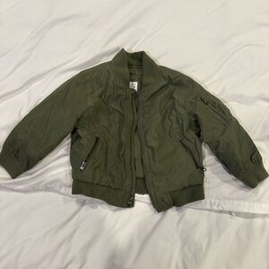 Kids Gap bomber Jacket - olive green